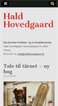Mobile Screenshot of haldhovedgaard.dk